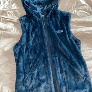 Sleeveless North face Zip up